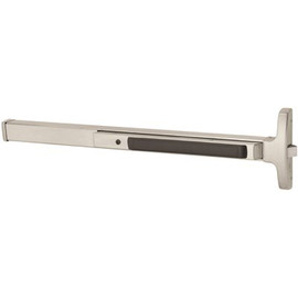SARGENT 80 Series Grade 1,36 in., Stainless Steel Finish Non-handed Surface Exit Device, Exit Only