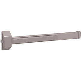 SARGENT 30 Series Grade 1,48 in., Enameled Aluminum Finish Non-handed Surface Exit Device, Exit Only