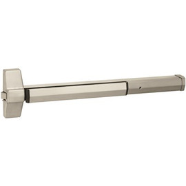 Yale 7000 Series Grade 1,36 in. Stainless Steel Finish Non-handed Fire Rated Surface Exit Device, Exit Only