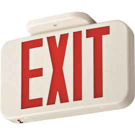 Lithonia Lighting Contractor Select EXRG 3.6-Volt Backup Battery Integrated LED White Exit Sign