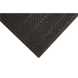 M+A Matting Waterhog Eco Elite Fashion Mat Black Smoke 46 in. x 35 in. Commercial Floor Mat