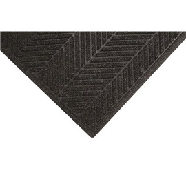 M+A Matting Waterhog Eco Elite Fashion Black Smoke 70 in. x 45 in. Commercial Floor Mat