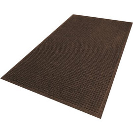 M+A Matting Waterhog Fashion Dark Brown 59 in. x 35 in. Industrial Floor Mat