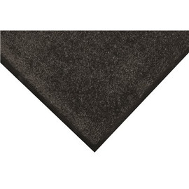 M+A Matting ColorStar Mat Cabot Grey 118 in. x 35 in. PET Carpet Universal Cleated Backing Commercial Floor Mat