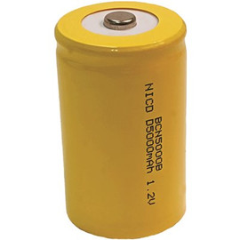 1.2-Volt 5000 mAh Replacement for the D-5000 or D-5000B Nickel Cadmium Nicad Battery (Rechargeable)