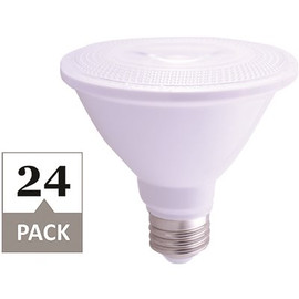 Simply Conserve 75-Watt Equivalent PAR30 Short Neck Dimmable LED Light Bulb, 5000K Daylight, 24-pack