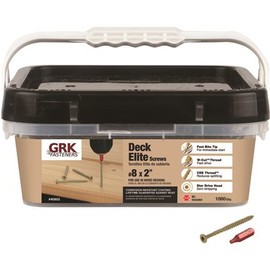 GRK #8 x 2 in. Star Drive Bugle Head Deck Elite Wood Deck Screw (1080-Pack)