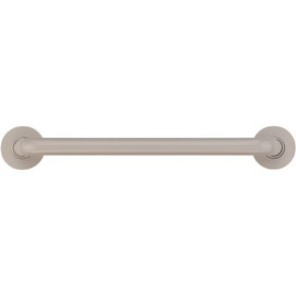 Ponte Giulio USA 32 in. Contractor Antimicrobial Vinyl Coated Grab Bar in Light Gray