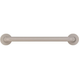 Ponte Giulio USA 24 in. Contractor Antimicrobial Vinyl Coated Grab Bar in Light Gray