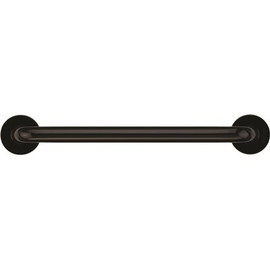 Ponte Giulio USA 12 in. Contractor Antimicrobial Vinyl Coated Grab Bar in Black