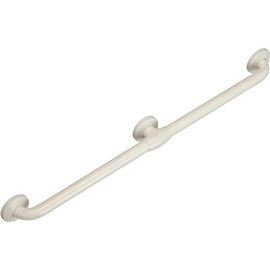 Ponte Giulio USA 16 in. Antimicrobial Vinyl Coated Grab Bar in White