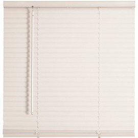 Champion TruTouch White Cordless Light Filtering Vinyl Mini Blinds with 1 in. Slats 42 in. W x 64 in. L