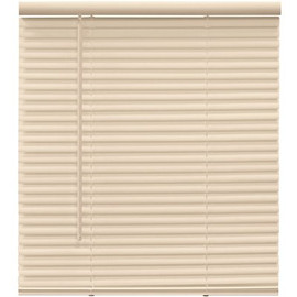Champion TruTouch Alabaster Cordless Light Filtering Vinyl Mini Blinds with 1 in. Slats 32 in. W x 64 in. L