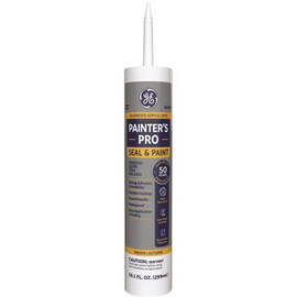 GE Painters Pro Seal & Paint 10oz White All-Purpose Acrylic Latex Sealant (12pk)
