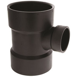 VPC 2 in. x 2 in. x 1-1/2 in. ABS Plastic DWV All Hub Sanitary Tee Fitting