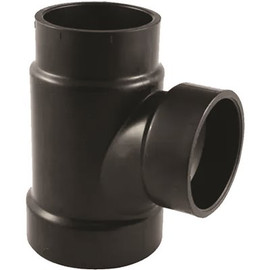 VPC 2 in. x 1-1/2 in. x 1-1/2 in. ABS Plastic DWV All Hub Sanitary Tee Fitting