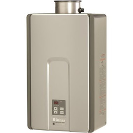 Rinnai High Efficiency Plus 9.8 GPM Residential 199,000 BTU Propane Gas Tankless Water Heater