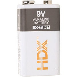 HDX 9-Volt Alkaline Battery