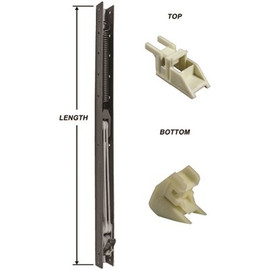 25 in. L Window Channel Balance 2440 with Top and Bottom End Brackets Attached 9/16 in. W x 5/8 in. D ( Pack of 10 )