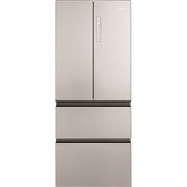 Haier 14.5 cu. ft. French Door Refrigerator in Fingerprint Resistant Stainless Steel, Counter Depth