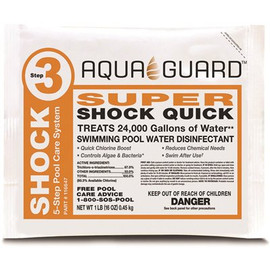 AQUAGUARD 1 lb. Super Shock Quick Pool Shock 24 per Case
