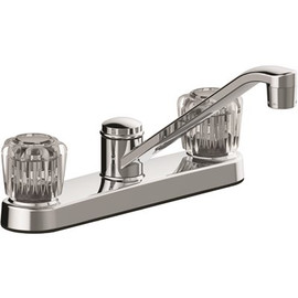 Seasons Double Handle Standard Kitchen Faucet in Chrome