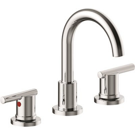 Seasons Westwind 8 in. Widespread Double-Handle High-Arc Bathroom Faucet in Chrome with Push Pop-Up