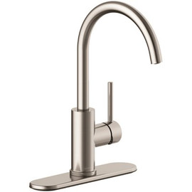 Seasons Westwind Single-Handle Standard Kitchen Faucet in Stainless Steel