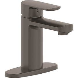 Seasons Westwind Single Hole Single-Handle Bathroom Faucet in Matte Black with Quick Install Pop-Up