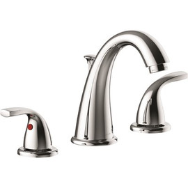 Seasons Raleigh 8 in. Widespread Double-Handle High-Arc Bathroom Faucet in Chrome with Quick Install Pop-Up