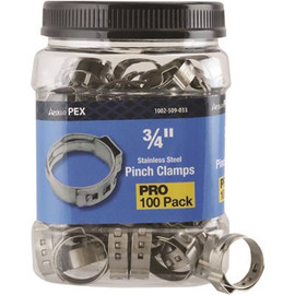 Apollo 3/4 in. Stainless Steel PEX Barb Pinch Clamp Jar