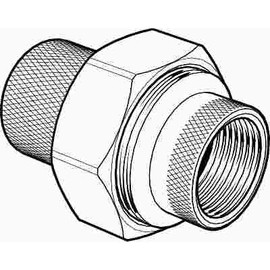 Jomar Jomar Dielectric Union, 1/2 in. FIP x 1/2 in. FIP, Black Iron Pipe