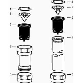 Sloan Valve Company SLOAN V-500-A VACUUM BREAKER CLOSET/URINAL 1-1/2 IN. X 3-1/16 IN.