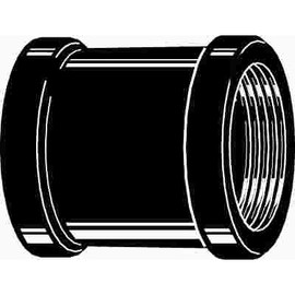 WARD MFG. BLACK MALLEABLE COUPLING 1 IN.