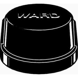 WARD MFG. BLACK MALLEABLE CAP 1/2 IN.