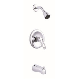 Premier Anchor Point Single-Handle 1-Spray Tub and Shower Faucet in Chrome (Valve Included)