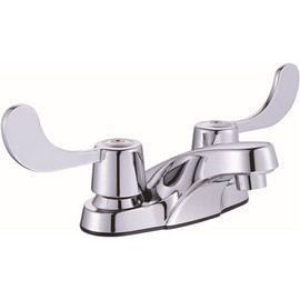 Premier Bayview 4 in. Centerset 2-Handle Bathroom Faucet without Pop-Up Assembly in Chrome Premier Bayview 4 in. Centerset 2-Handle Bathroom Faucet without Pop-Up Assembly in Chrome