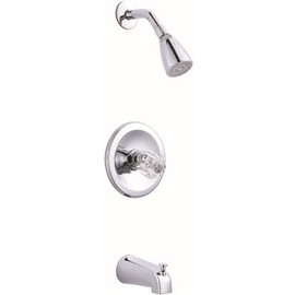 Premier Concord Single-Handle 1- -Spray Tub and Shower Faucet in Chrome (Valve Included)