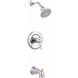 Premier Sanibel Single-Handle 1- -Spray Tub and Shower Faucet in Chrome (Valve Included)