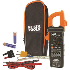 Klein Tools 600 Amp AC/DC True RMS Auto Ranging Digital Clamp Meter (CL800)