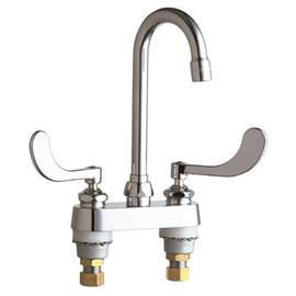 Chicago Faucets HOT AND COLD SINK FAUCET, 0.5 GPM, CHROME, LEAD FREE