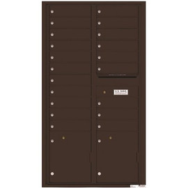 Florence Versatile 20-Compartment 1-Outgoing 2-Parcel Lockers Wall-Mount 4C Mailbox