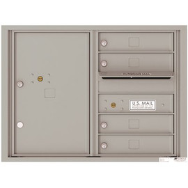 Florence Versatile 4-Compartments 1-Parcel Locker Compartments 4C Mailbox