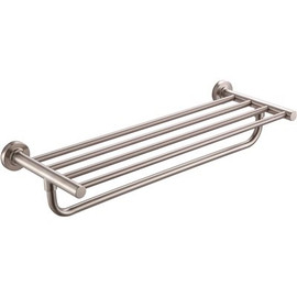 Premier Essen 21 in. Towel Rack with 1 Hanger Bar in Brushed Nickel