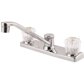 Pfister Pfirst Series 2-Handle Kitchen Faucet in Polished Chrome