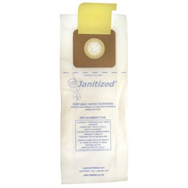 JANITIZED Vacuum Bag for Cleanmax Pro and Standard 10 Bags/Pack + Secondary Filters Equivalent to CMP, 9007744