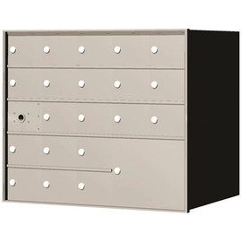 Florence 1,400 Series 1-Parcel Locker Recessed Horizontal Mailbox