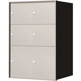 Florence 1,400 Series 6-Parcel Locker Recessed Horizontal Mailbox