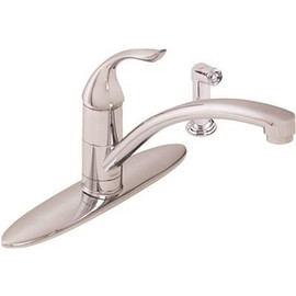 Gerber Viper Single-Handle Side Sprayer Kitchen Faucet in Chrome