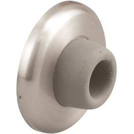 Prime-Line 2-1/2 in., Satin Nickel Rubber Bumper, Door Wall Stop